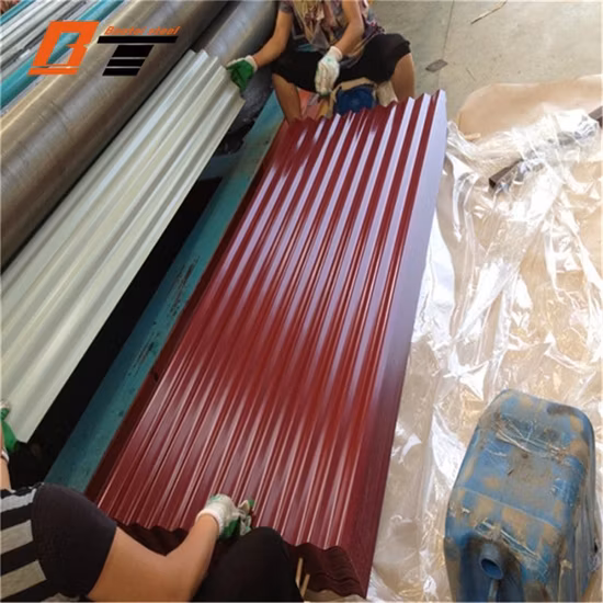 すべて Ral カラー コーティングされた金属屋根パネル タイル プレート プレペイント CGCC Dx51d Gi 亜鉛メッキ波形鋼板 カスタム構造 亜鉛メッキ段ボール